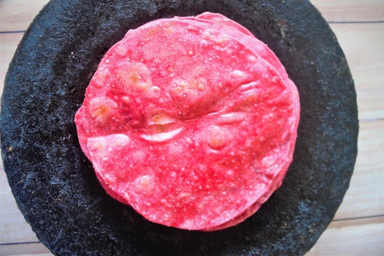 beet tortilla