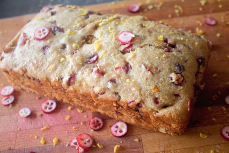 Cranberry orange bread