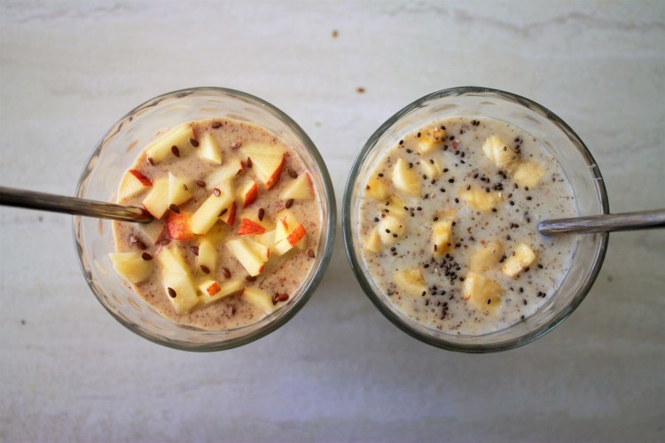 Oatmeal smoothie & Chia smoothie