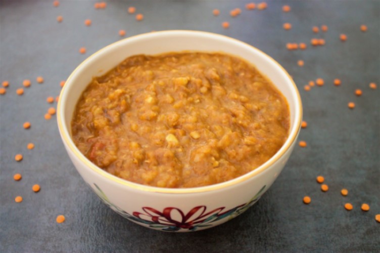Misir Wot | Ethiopian Red Lentils Stew