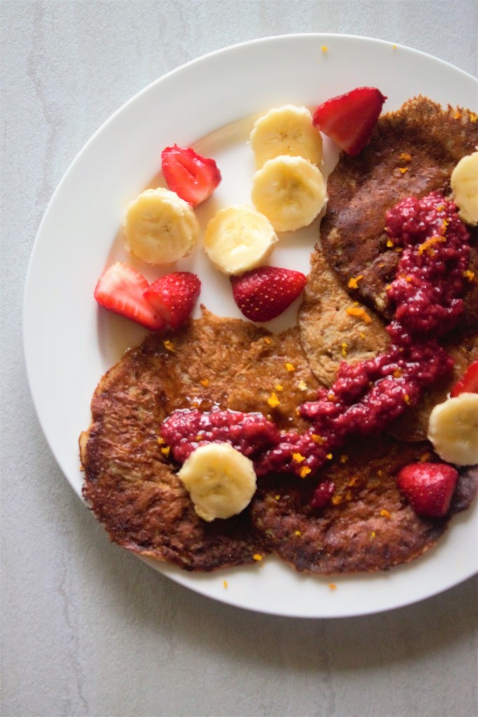 Amaranth pancakes
