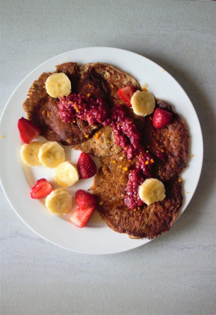 Amaranth pancakes