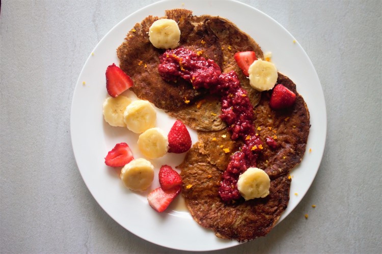 Amaranth pancakes