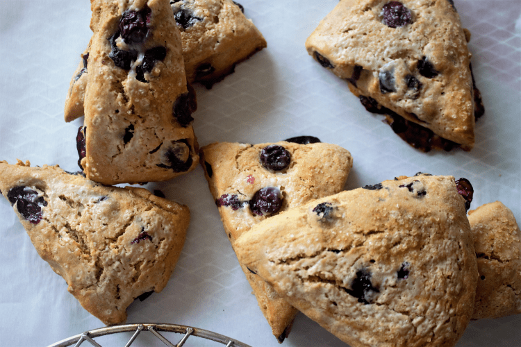 Blueberry scones
