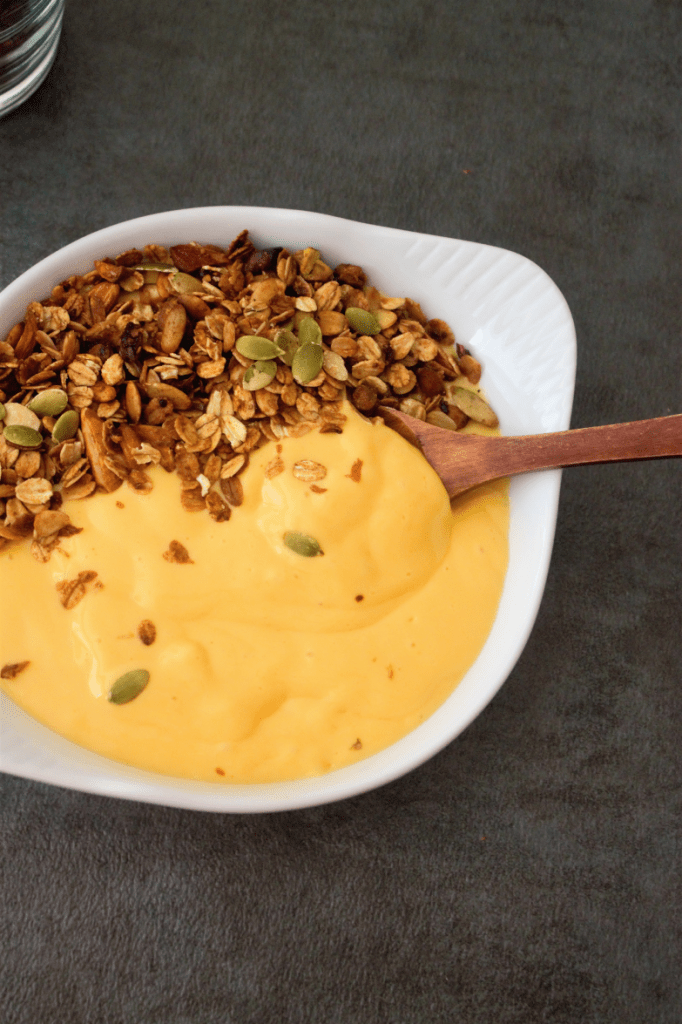 Mango lassi bowl