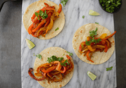 Spicy breakfast fajita