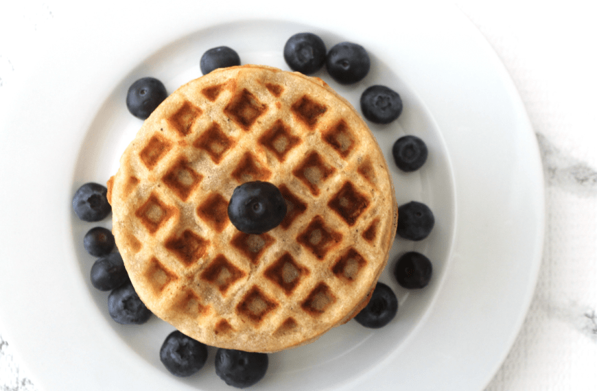 Rice flour waffles